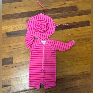 Hanna Anderson Rashguard with Matching Hat